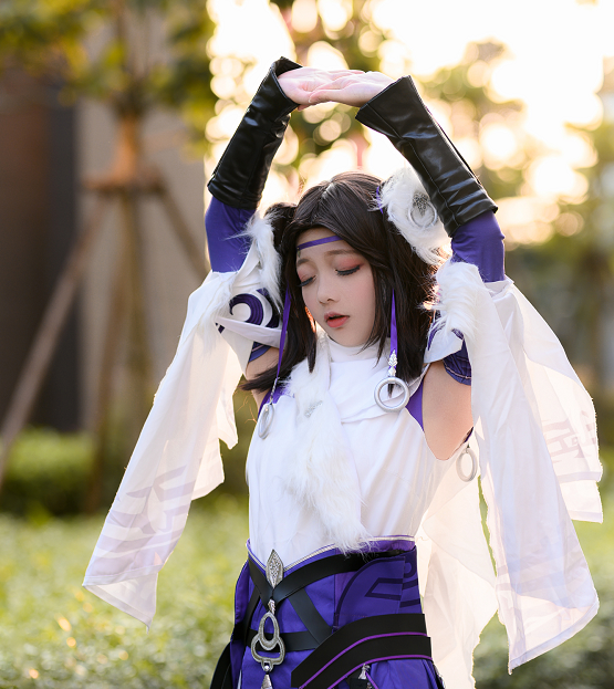 动漫人物cosplay,小姐姐的气质清新甜美,看一眼就心动