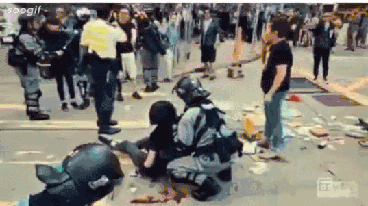 香港暴徒抢枪事件,西媒是这么报道的