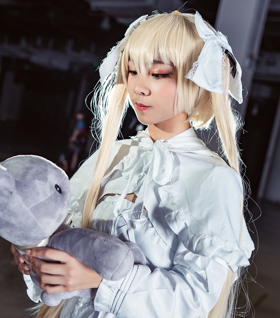 动漫cosplay,日系女孩扮演穹妹清纯可人,让我感觉心动