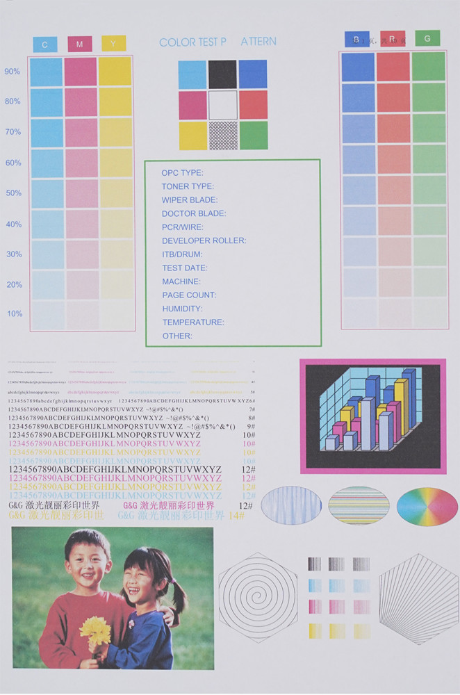 但也是和同价位喷墨打印机的一个问题,颜色整体偏淡,和原图对比下会