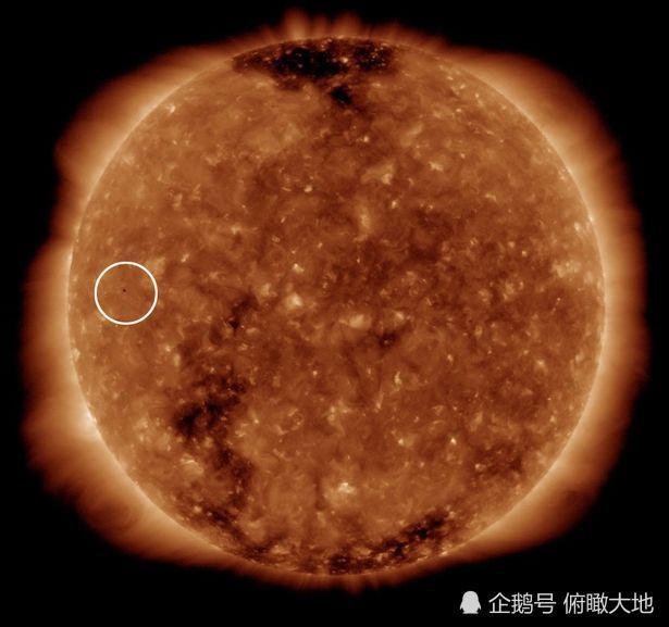 太阳上的黑痣!nasa捕捉到水星在2032年之前最后一次凌