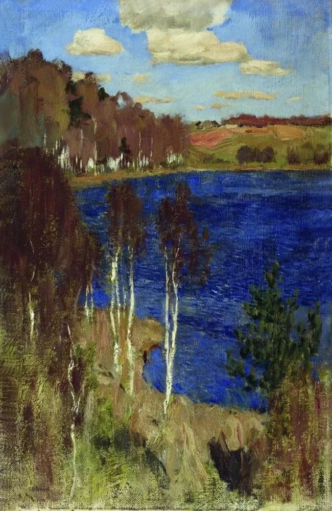 俄罗斯著名风景画家 列维坦 的诗意作品欣赏