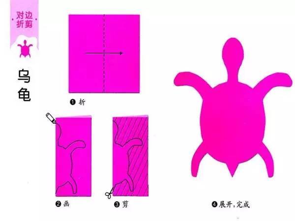 近50款动物对称图形的剪法教程