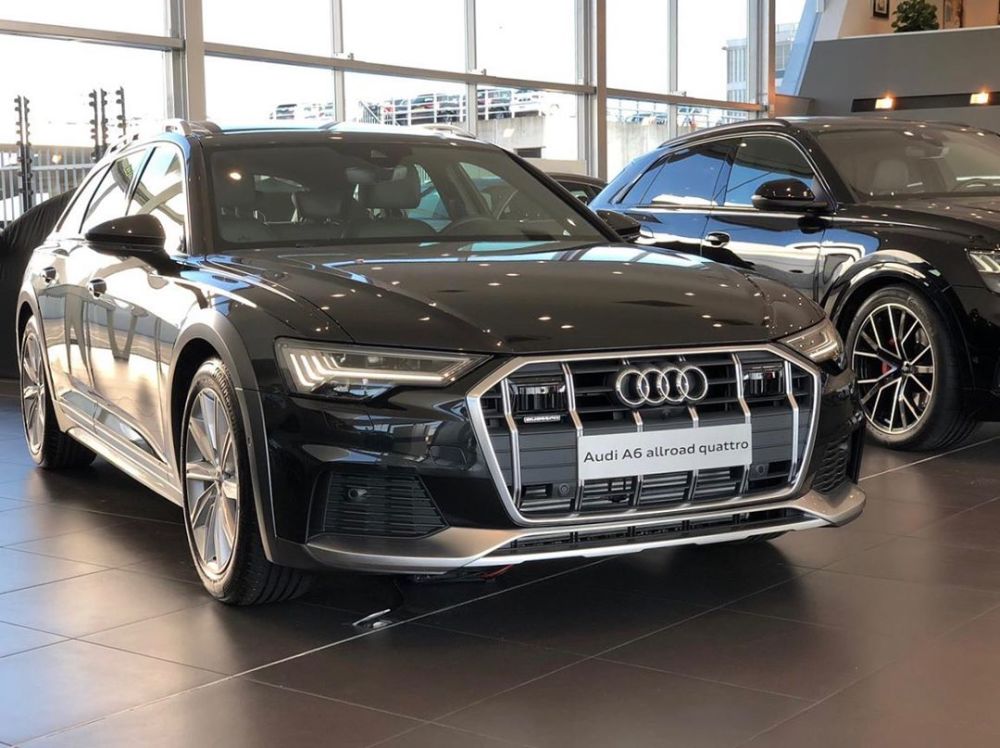 全新奥迪a6 allroad quattro海外实车到店 跨界的设计