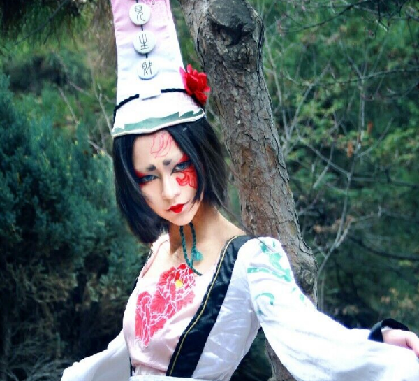 不良人cosplay,白无常这么可爱,你想靠近他吗