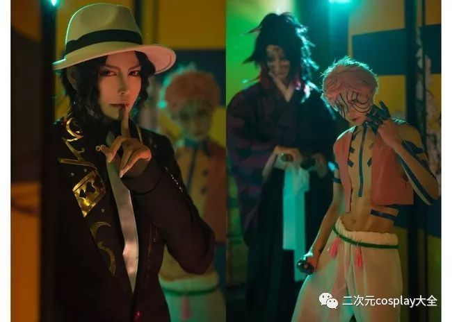 原作:鬼灭之刃 角色:无惨       cn:八荒 曜 角色:黑死牟      cn:梓
