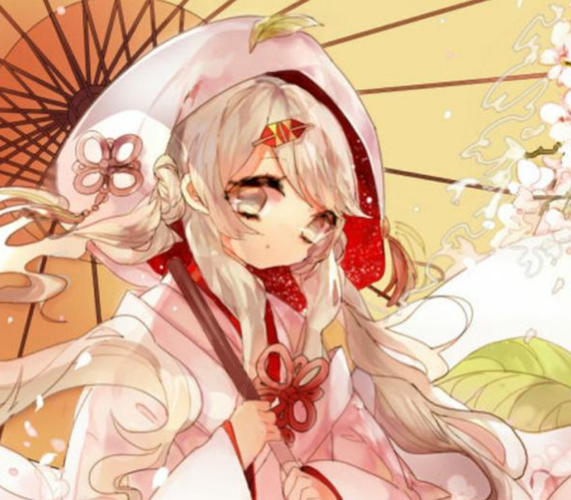 高清动漫壁纸,自信十足的华丽小美女,高贵典雅