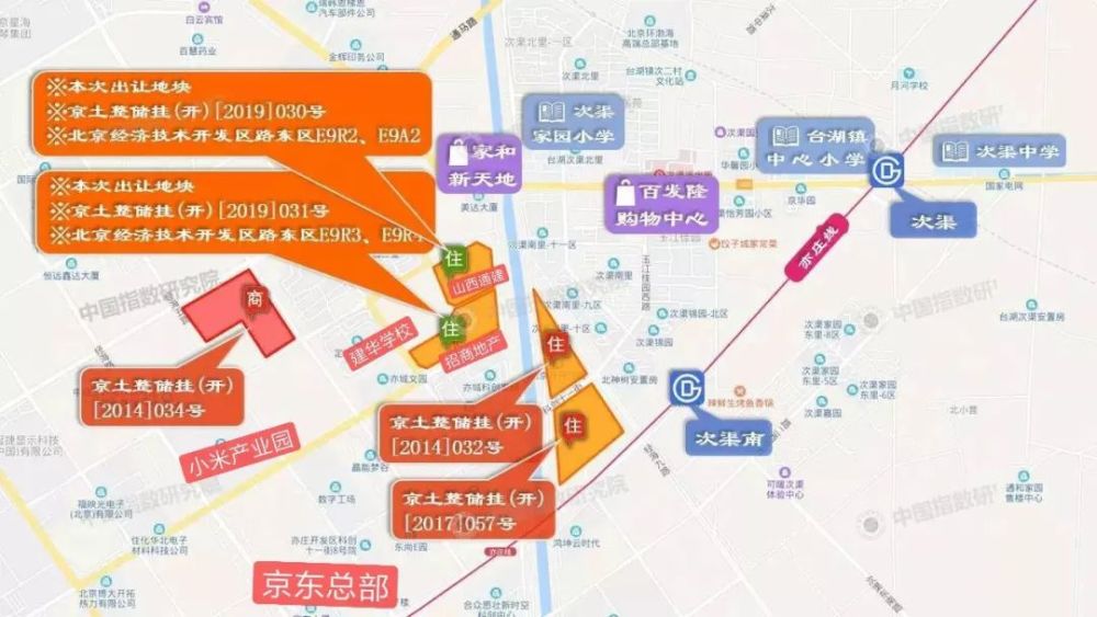北京亦庄土拍2宗限竞房宅地,揽金73.5亿元,最高限价上浮2635元