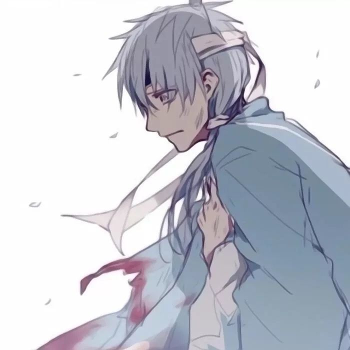 帅气动漫男生头像 再谦卑的骨头里 也流淌着江河