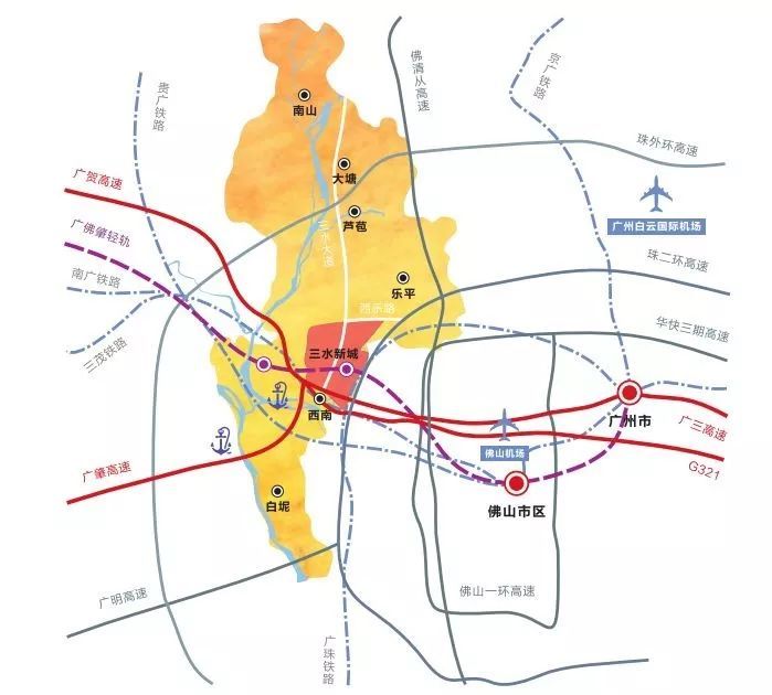 三水新城,三水区,佛山,云东海,楼面价