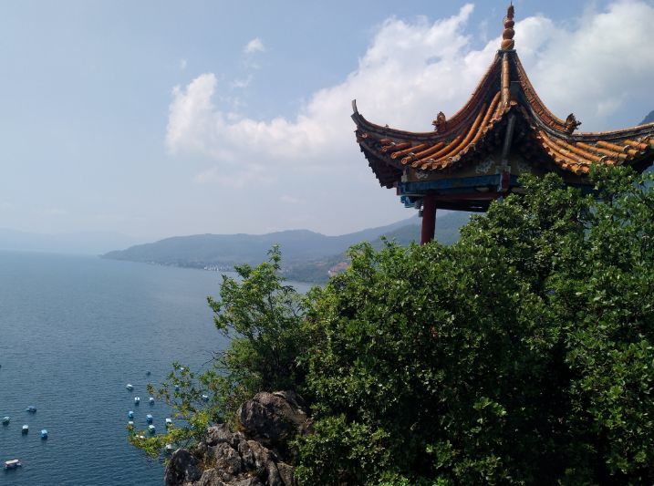 云南,笔架山,山峰,抚仙湖,禄充景区