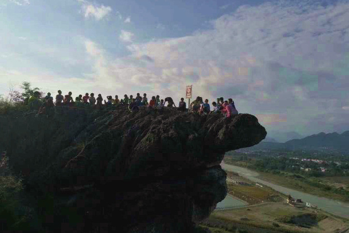 绵阳一个健身攀岩的好地方—江油鹰嘴岩