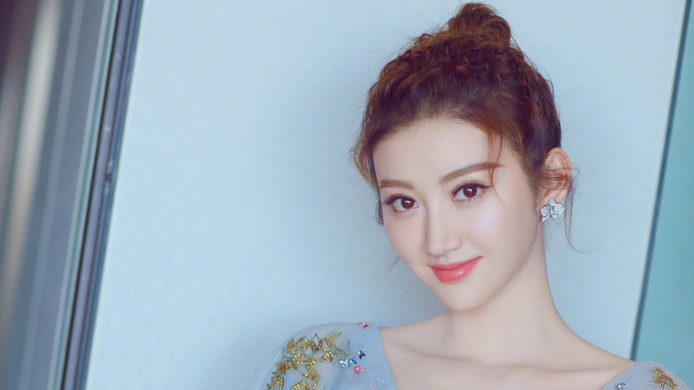 景甜仙气性感壁纸,清秀美丽气质越来越赞