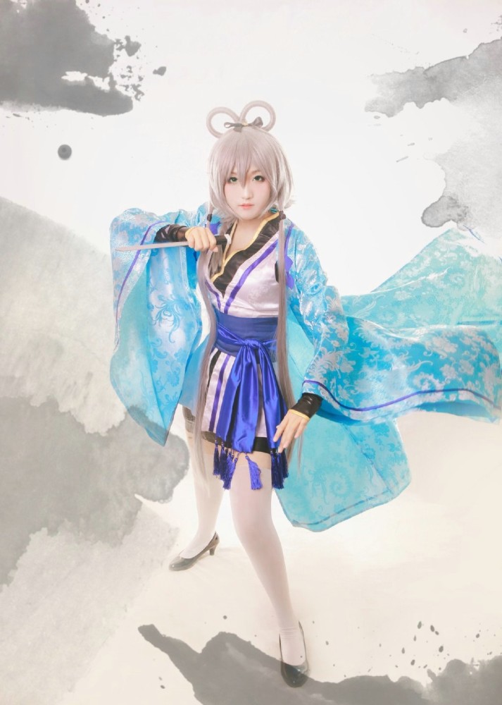 精美cosplay美女图集,洛天依凌厉忍者娘