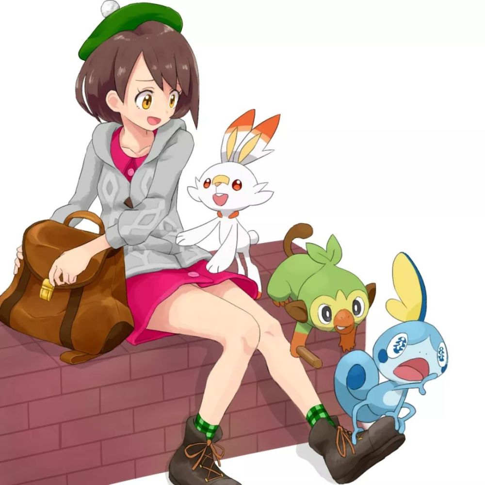 宝可梦 剑盾 女主角 悠莉 同人合集 你选了剑还是盾?