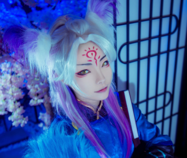 阴阳师妖狐觉醒cosplay,神还原的小姐姐