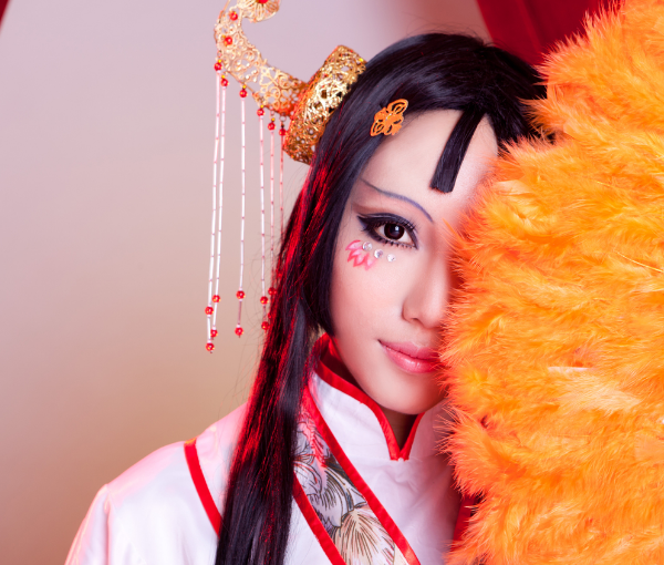 五色妖姬cosplay,俏皮甜美的小姐姐,眉目如画