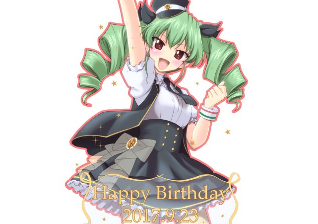 安比丘动漫《少女与战车》美女高清壁纸,可爱伊人