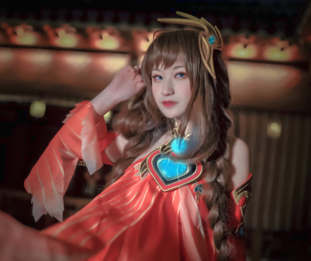 漂亮小姐姐cosplay,cosplay花木兰 丰胸 王者荣耀大乔cosplay,唯美清新的小姐姐