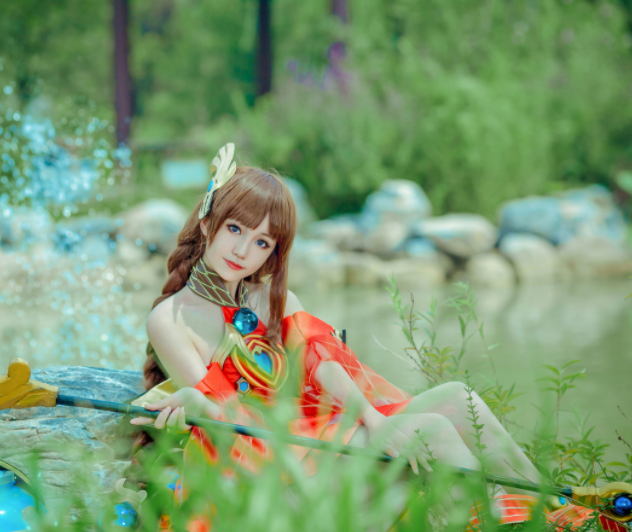 王者荣耀cosplay,可爱迷人的大乔coser