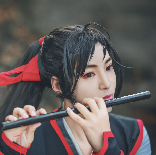 魔道祖师少年魏无羡cosplay,英俊潇洒,玉树临风