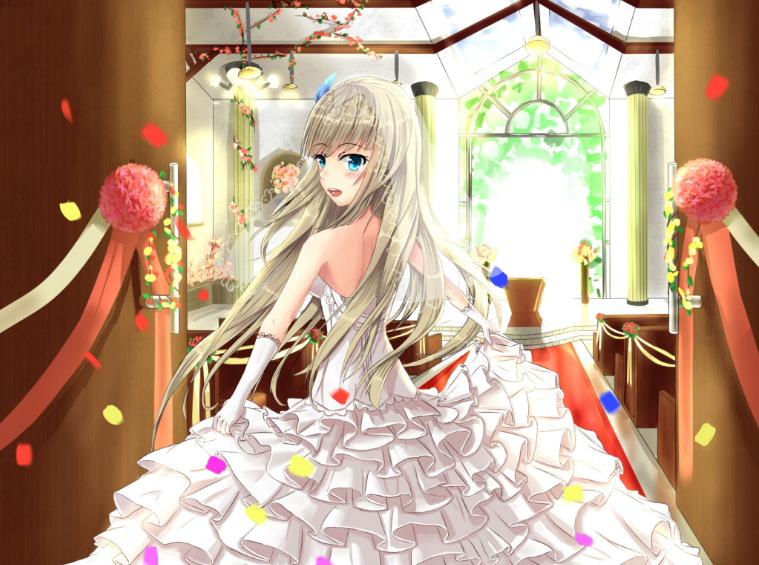 二次元动漫人物壁纸,活泼动人,可爱无比的小姐姐