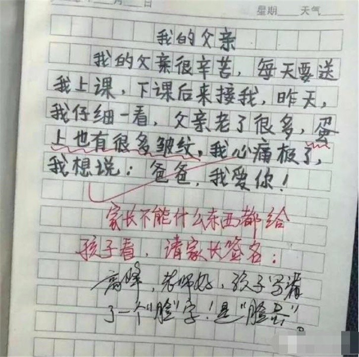 小学生搞笑作文,育儿趣事,孩子,宝爸宝妈,宝宝