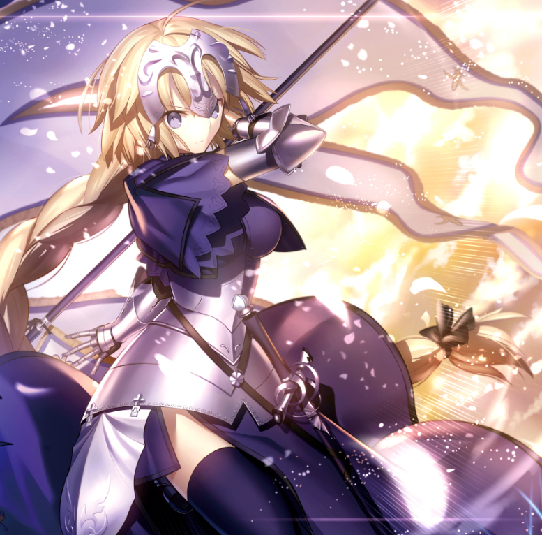唯美酷炫,fate/grand order龙之魔女黑贞德动漫高清壁纸