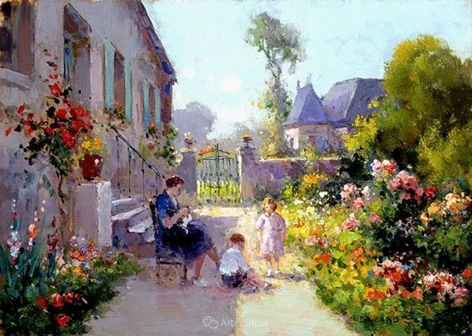 法国画家edouard leon cortes 的绝妙风景油画