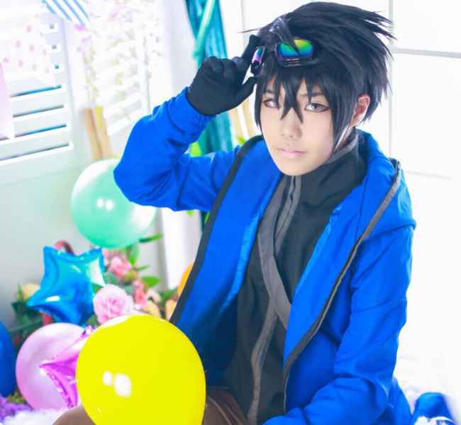 男生cosplay动漫人物,帅气的cosplay角色男 花砾,动漫cos人物,校园男神气息,清爽