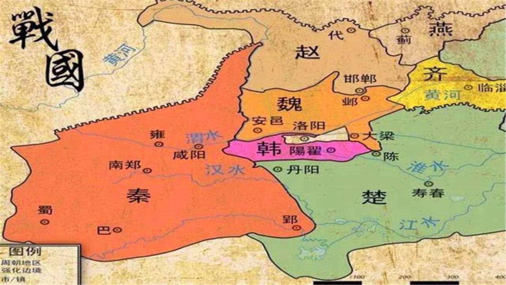 皇帝未创造出来以前,先秦时期的战国七雄是最早的一字并肩王