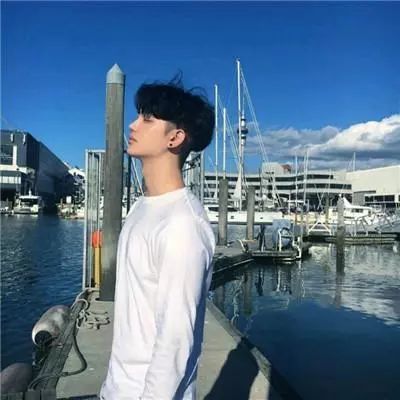 唯美小清新单人情头一左一右