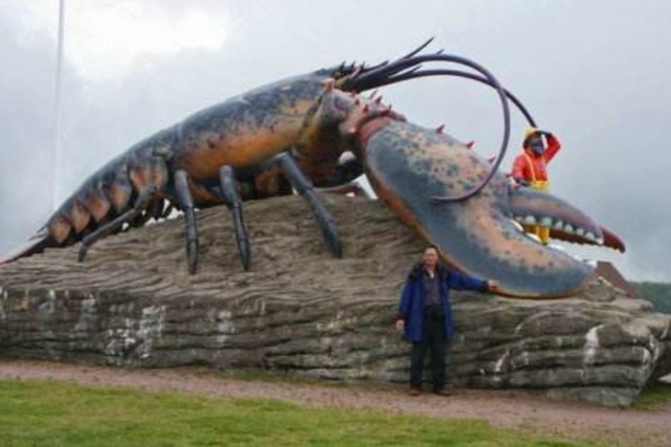 全球最大的龙虾王,体重高达40公斤,蟹螯比人的胳膊还要粗