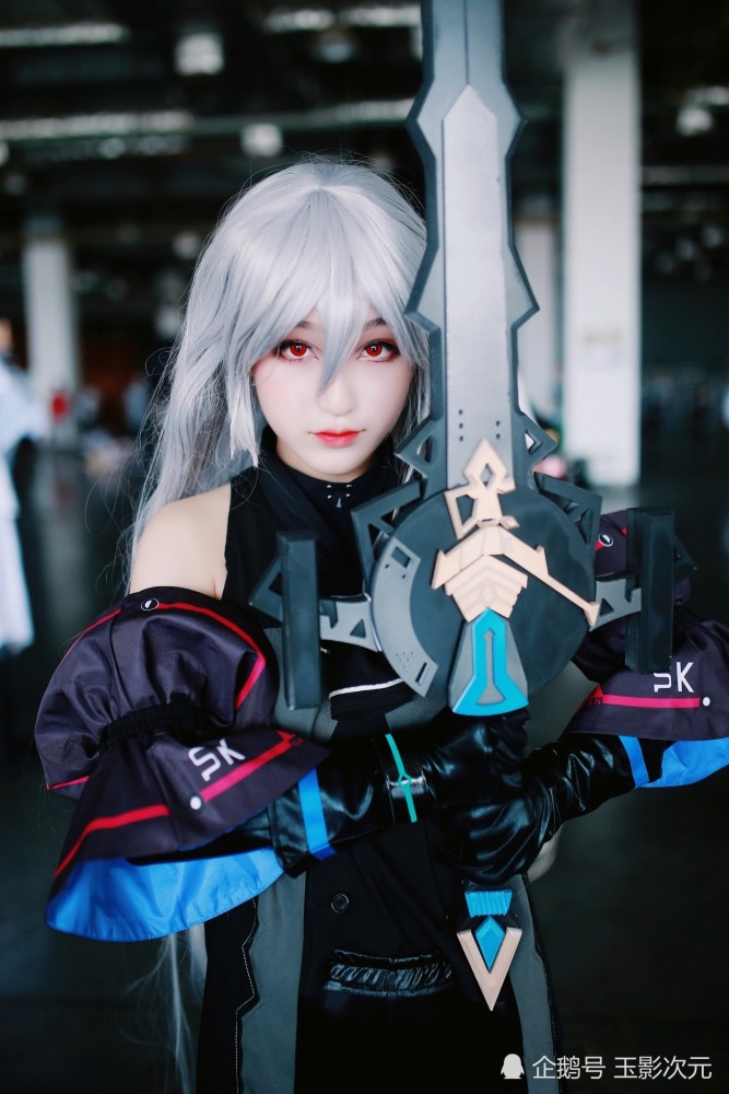 明日方舟斯卡蒂cos##陆上正片预告 出镜:玖魑 摄影:杰尼夫