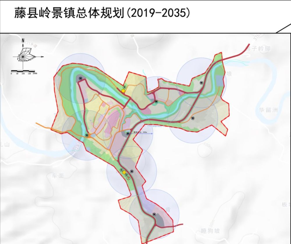 目前藤县岭景镇已组织完成《藤县岭景镇总体规划(2019-2035年)》的