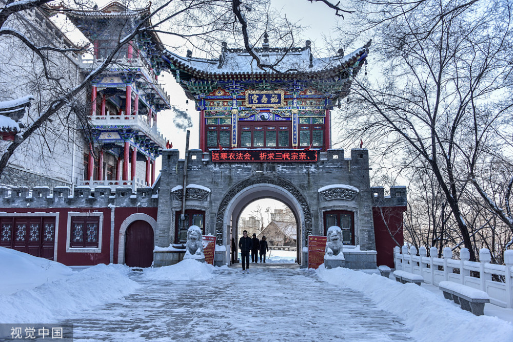 吉林辽源迎大雪天气 实拍雪后城市