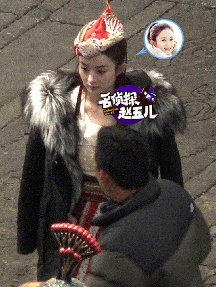 赵丽颖女儿国国王造型曝光 俏皮可爱