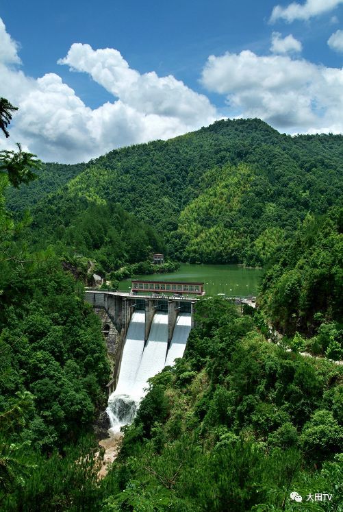 大田县,水库,福建,坑口,坝水一方