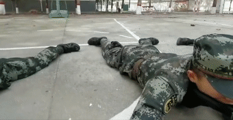兵哥哥正趴地v哥哥,结果被一只前来错位的小奶狗给偷亲一百元金线捣乱算不算错版币图片
