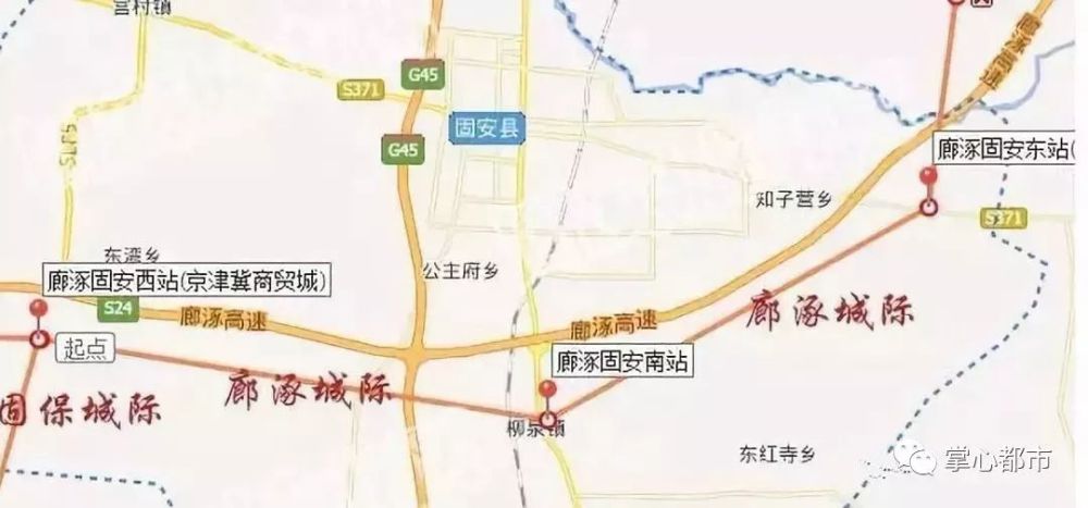 廊涿城际铁路线路公布!