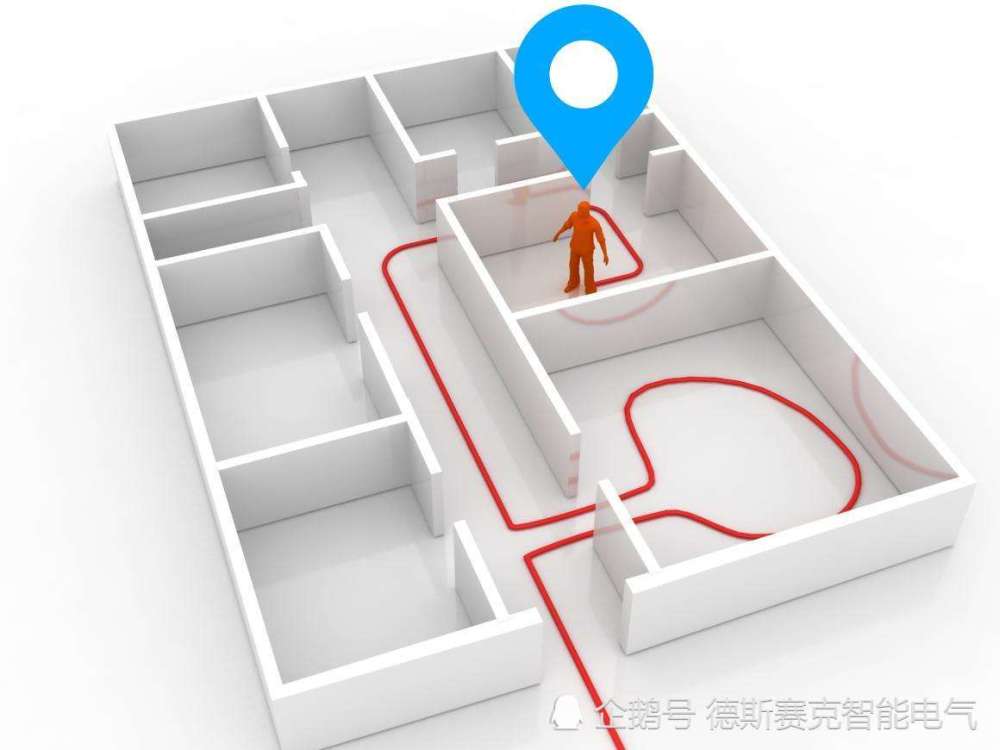 通过标签与多个基站通信,定位系统可以计算出标签与基站之间的距离