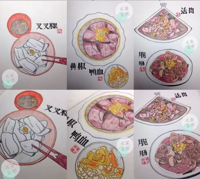 三明手绘美食图谱