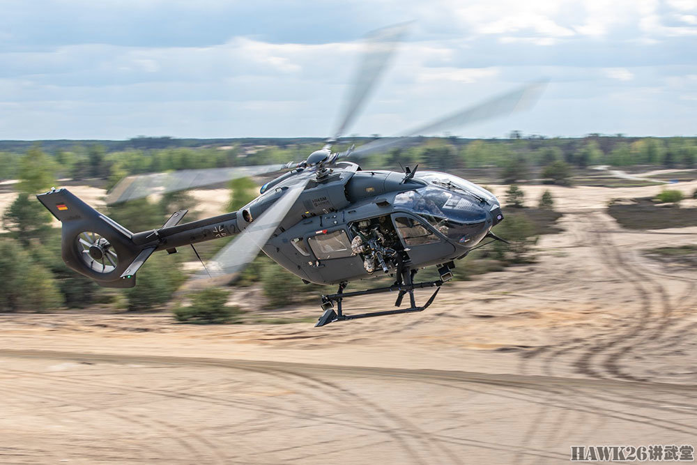 目前,h145m是德国特种部队的专用直升机,由于该机性能出色,德军正在