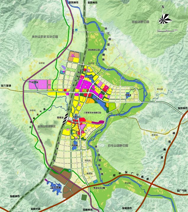 教育,医疗,文化,商业,居住等基本职能,落实《指导苍梧县新县城建设