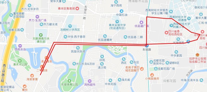 桂溪生态公园,成都,锦城公园,成都公交集团,清水河,东坡路