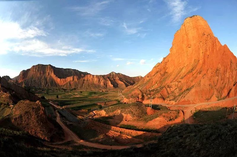 七彩丹霞,西固区,大峡谷,丹霞,丹霞地貌,河口镇