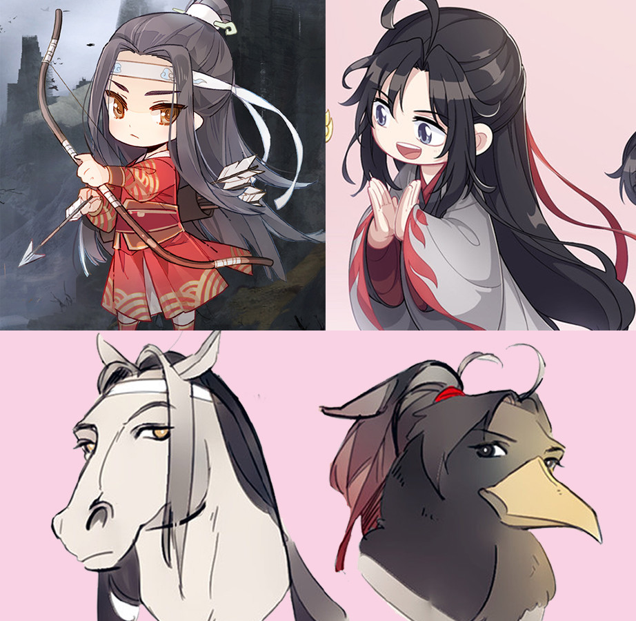 当《魔道祖师》众人变成动物,蓝忘机不是兔子,金光瑶有两副面孔