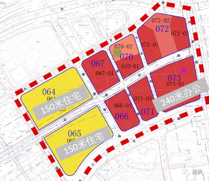 金陵东路规划大改,240米地标办公和150米黄浦最高住宅