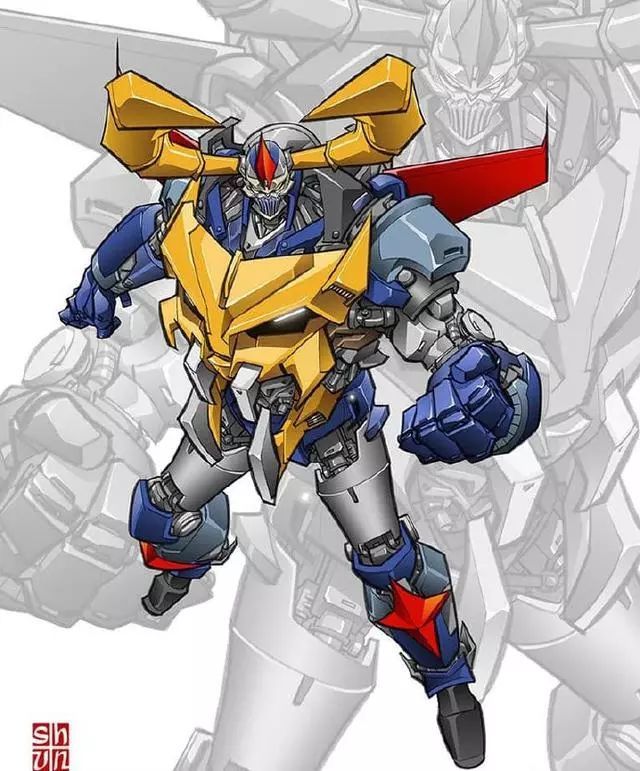 模玩控:超级系机甲插图,大家都认识它们是谁吗?