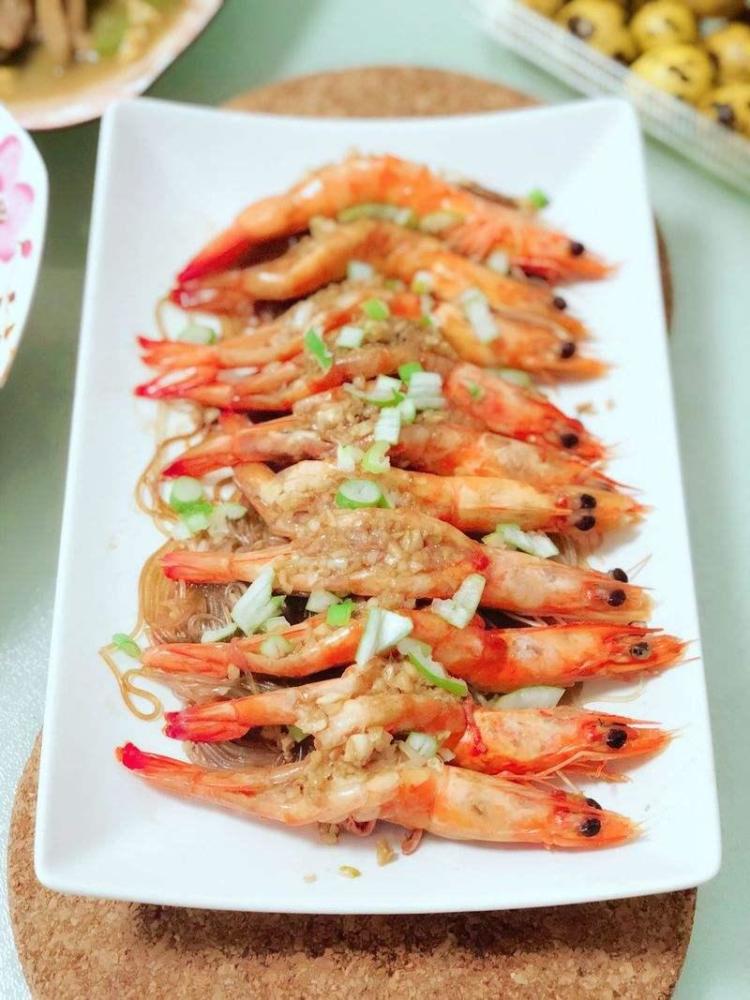 蒜蓉开背虾